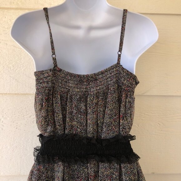 Ryu Flirty Spaghetti Strap Mini Dress Size Small Whimsical Punk - Picture 12 of 16
